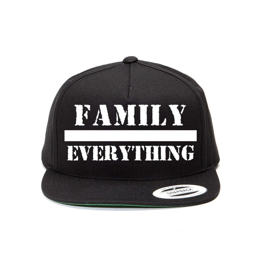 Family Above Everything Snapback (Black)